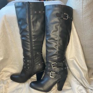 Black JustFab Boots - Size 6 - NEW